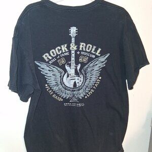 ROCK AND ROLL HALL OF FAME TSHIRT XL BLACK HOF